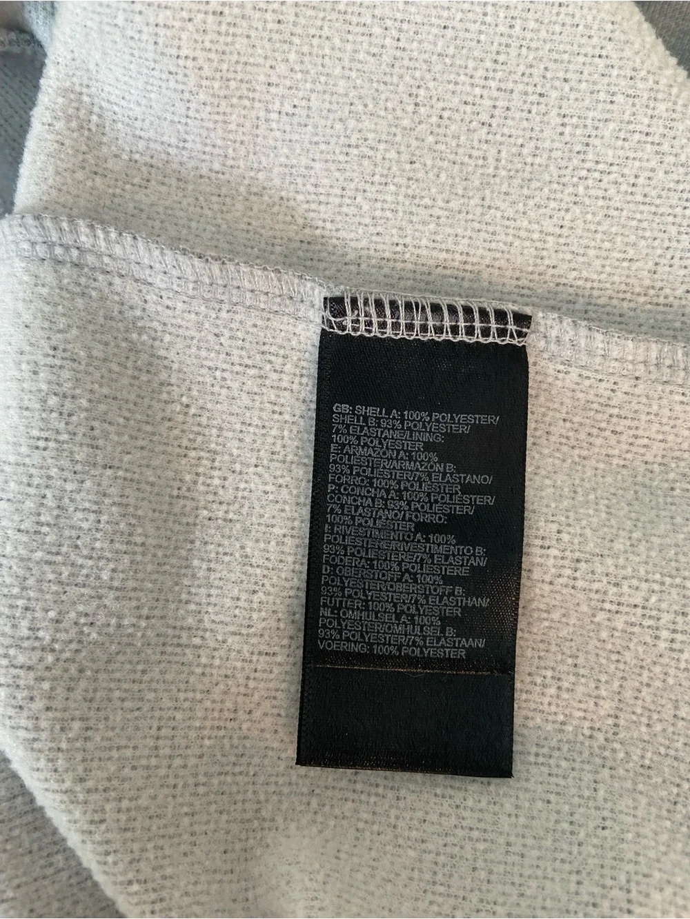 The North Face Light Gray Men's Quarter-Zip Pullover